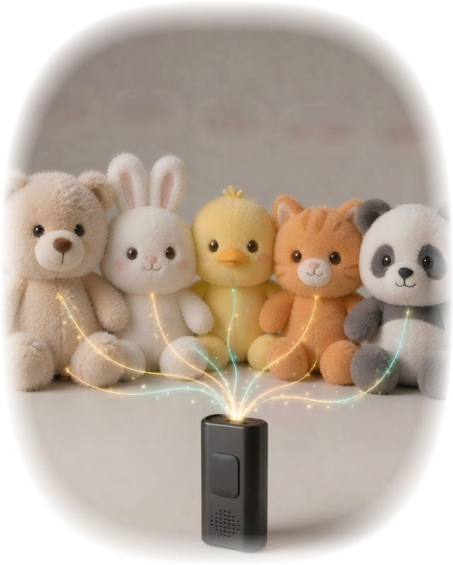 AI toy core module · plush companion device